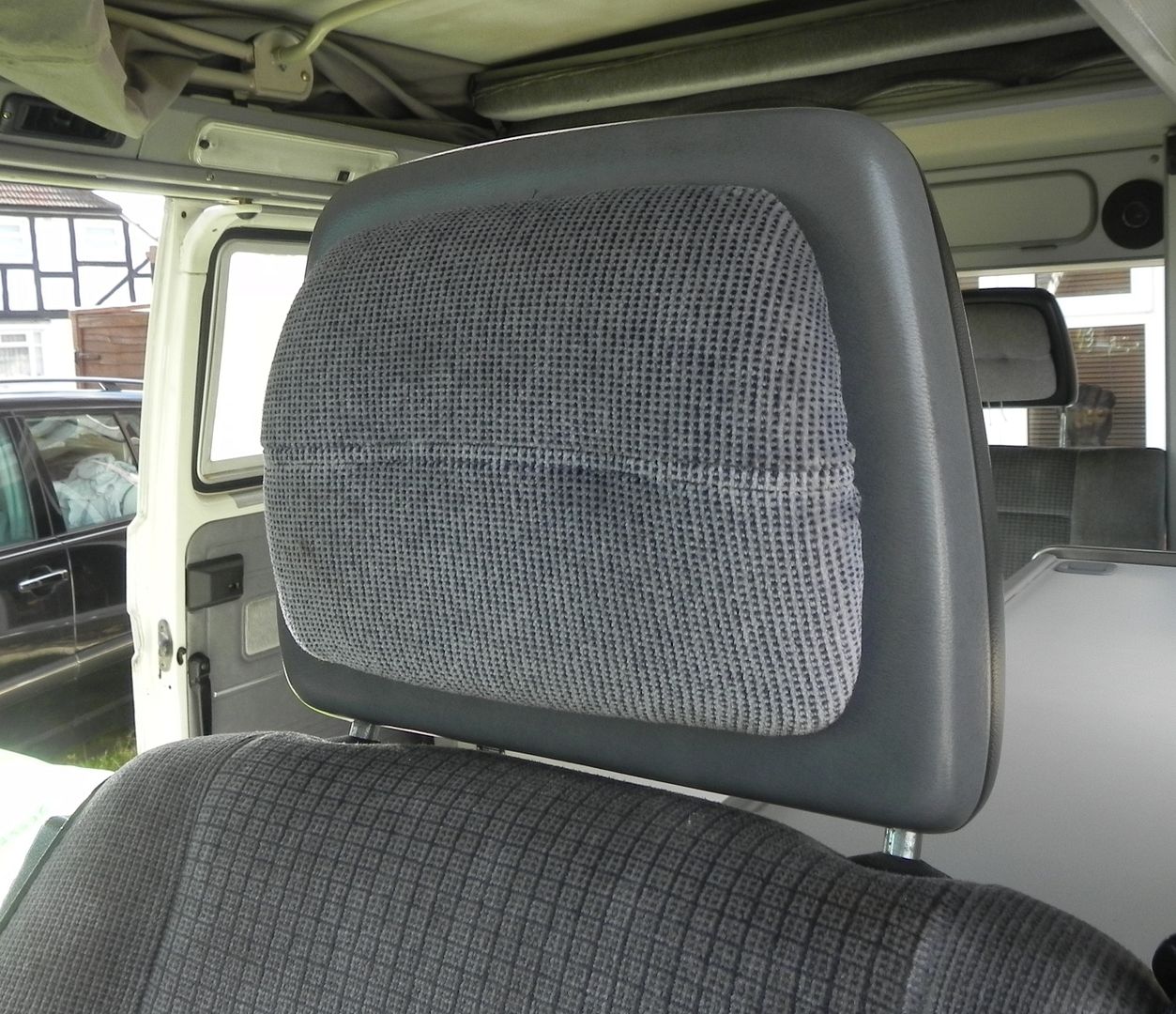 VW Bus Camper Vanagon T25 Westfalia Original Headrest Inserts PAIR eBay