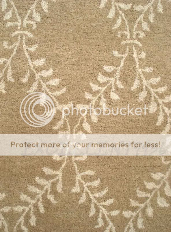 Sale Pottery barn 9x12 12x9 lattice floral persian wool area rug carpet