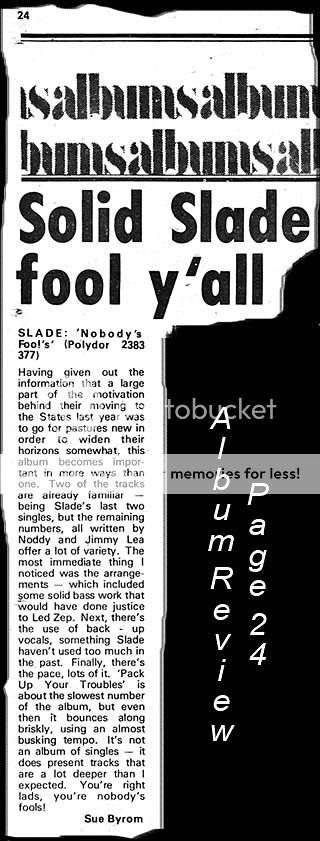 Record Mirror,Slade,1976