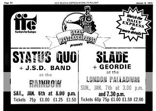 Slade,Palladium,1973,Fanfare For Europe