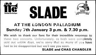 Slade,Palladium,1973,Fanfare For Europe