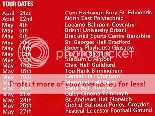 Tour Dates