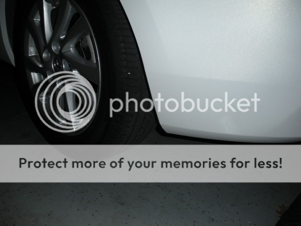 No Factory Rear Splash Guards Available for 2012 Sky Hatch 2004 to