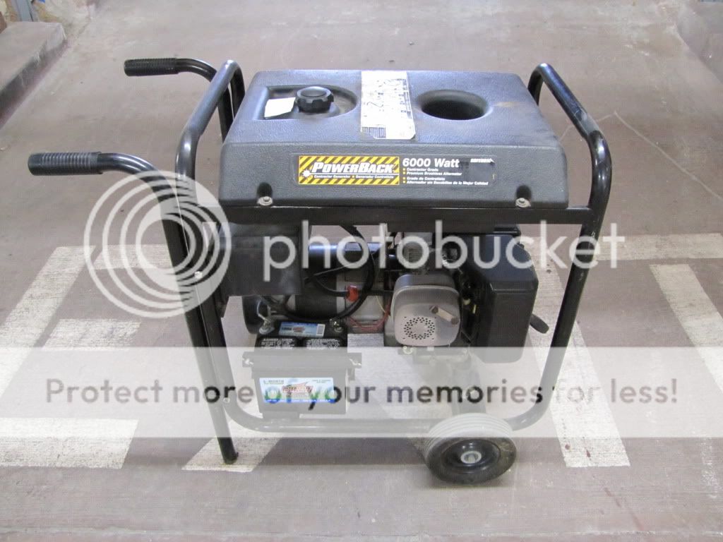 Briggs & Stratton PowerBack Industrial Plus 6000 Watt 11hp Generator